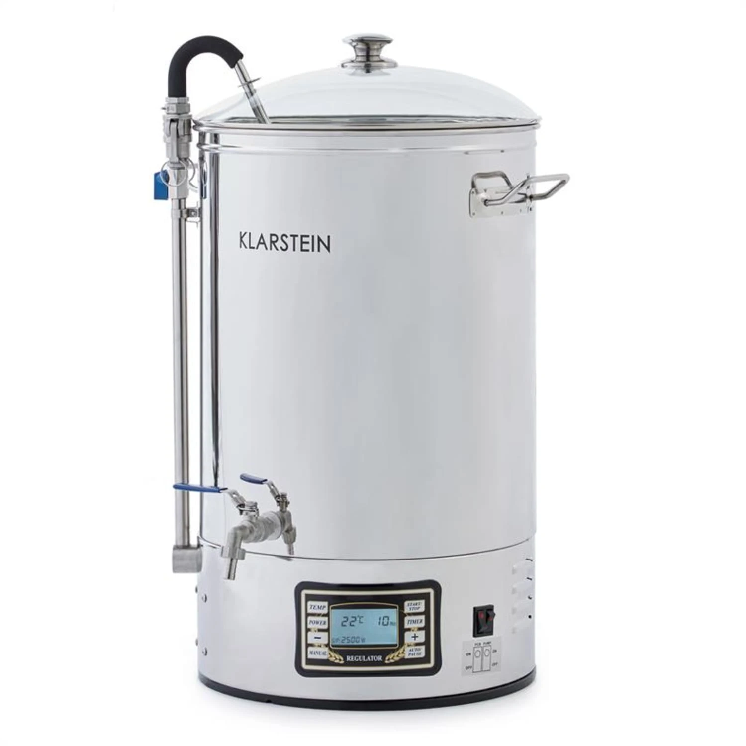 Mundschenk + Eintauchkühler Bierbrauanlage 2500W 30l 304 Edelstahl 4 Mundschenk + Eintauchkühler Bierbrauanlage 2500W 30l 304 Edelstahl – Bild 2