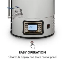 Mundschenk XXL + Eintauchkühler Bierbrauanlage 3000W 50l 304 Edelstahl -Klarstein Verkaufsgeschäft 60002276 yy 0003 logo Klarstein Mundschenk XXL Maischekessel Edelstahl