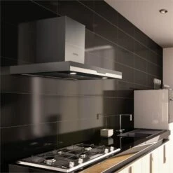 Finessa Dunstabzugshaube Umluftset 90cm 635 M³/h 2 Aktivkohlefilter -Klarstein Verkaufsgeschäft 60002301 yy 0003 ambient Klarstein Finessa Dunstabzugshaube Edelstahl