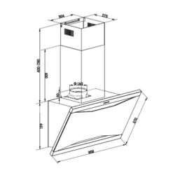 Masur Dunstabzugshaube Umluftset Tafelfront 650 M³/h Edelstahl -Klarstein Verkaufsgeschäft 60002316 yy 0009 logo