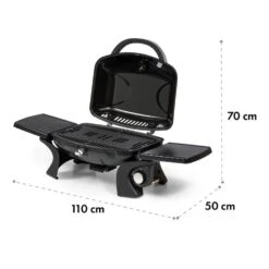 Parforce One 3,5kW 12000BTU 300°C SNJS Gasschlauch Grau 19 Parforce One 3,5kW 12000BTU 300°C SNJS Gasschlauch Grau -Klarstein Verkaufsgeschäft 60002428 yy 0010 logo Klarstein Parforce One Gasgrill 12000BTU grau