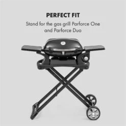 Parforce One Gasgrill 3,5kW 12000BTU Grilltisch Gasschlauch Schwarz -Klarstein Verkaufsgeschäft 60002431 yy 0010 logo Klarstein Parforce Stand Grilltisch Zubehoer