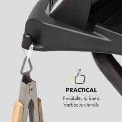 Parforce One Gasgrill 3,5kW 12000BTU SNJS Grilltisch Gasschlauch Grau -Klarstein Verkaufsgeschäft 60002432 yy 0012 logo Klarstein Parforce Stand Grilltisch Zubehoer