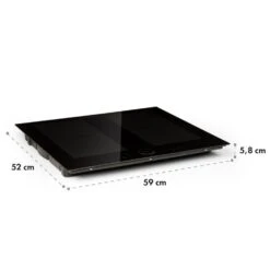 Kalahari Delicatessa Einbau-Ofen-Set Induktion 7000W 68Ltr Schwarz Edelstahl -Klarstein Verkaufsgeschäft 60002585 yy 0012 logo Klarstein Delicatessa 60 Einbaukochfeld schwarz