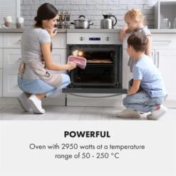 Gusteau Delicatessa Einbau-Ofen-Set Induktion 7000W 64Ltr Weiß Edelstahl 17 Gusteau Delicatessa Einbau-Ofen-Set Induktion 7000W 64Ltr Weiß Edelstahl -Klarstein Verkaufsgeschäft 60002590 yy 0003 logo Klarstein Gusteau Elektrischer Einbaubackofen weiss