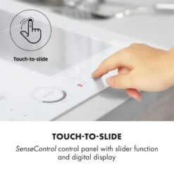 Gusteau Delicatessa Einbau-Ofen-Set Induktion 7000W 64Ltr Weiß Edelstahl 24 Gusteau Delicatessa Einbau-Ofen-Set Induktion 7000W 64Ltr Weiß Edelstahl -Klarstein Verkaufsgeschäft 60002590 yy 0010 logo Klarstein Delicatessa 60 Induktionskochfeld weiss