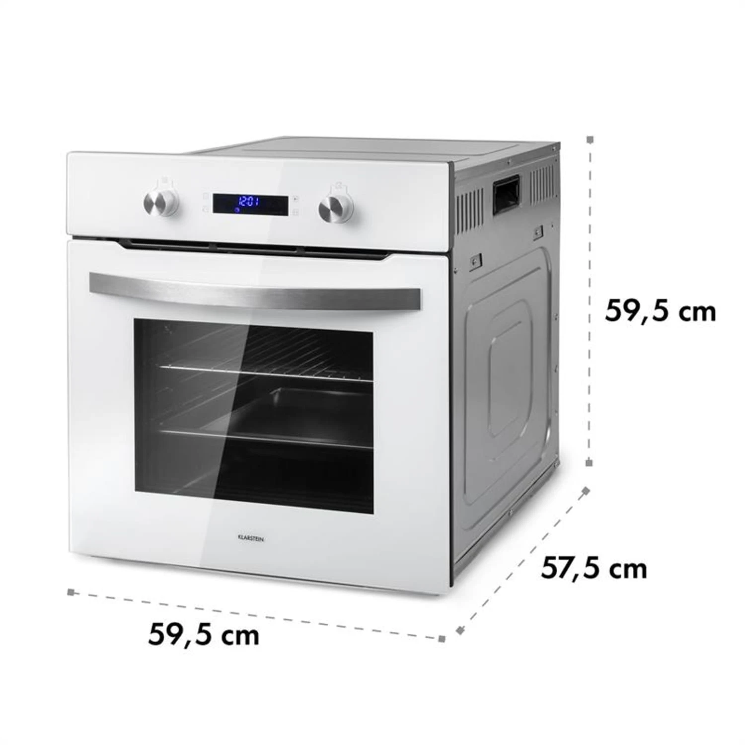 Gusteau Delicatessa Einbau-Ofen-Set Induktion 7000W 64Ltr Weiß Edelstahl 13 Gusteau Delicatessa Einbau-Ofen-Set Induktion 7000W 64Ltr Weiß Edelstahl – Bild 11