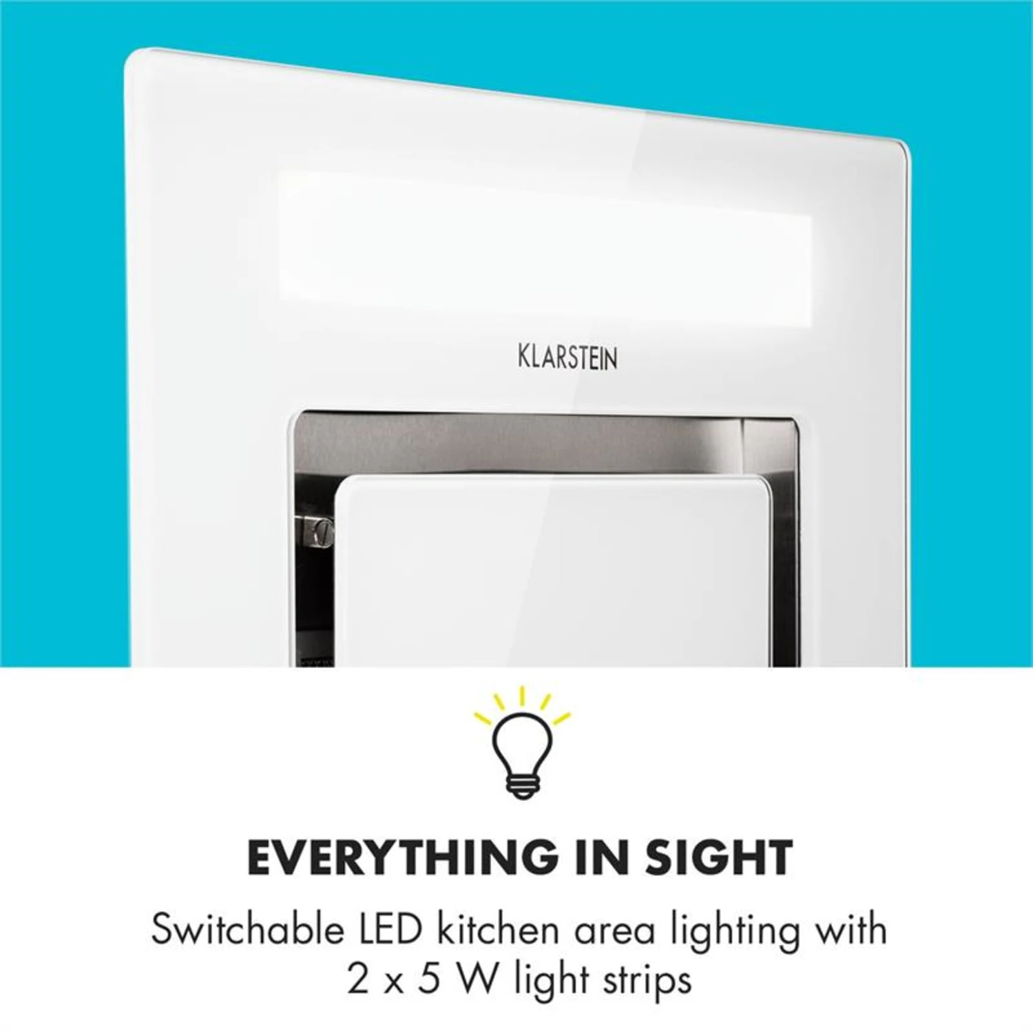 Gusteau Remy Einbau-Set Backofen + Einbau-Haube 2950W Weiß Edelstahl 11 Gusteau Remy Einbau-Set Backofen + Einbau-Haube 2950W Weiß Edelstahl – Bild 9