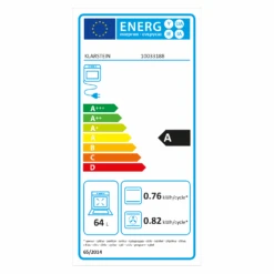 Gusteau Delicatessa Einbau-Ofen-Set Induktion 7000W Schwarz Edelstahl -Klarstein Verkaufsgeschäft 60002594 energy label