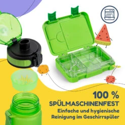 Schmatzfatz Frühstücksset Lunchbox & Trinkflasche Tritan Dicht BPA-frei -Klarstein Verkaufsgeschäft 60002938 de 0005 logo