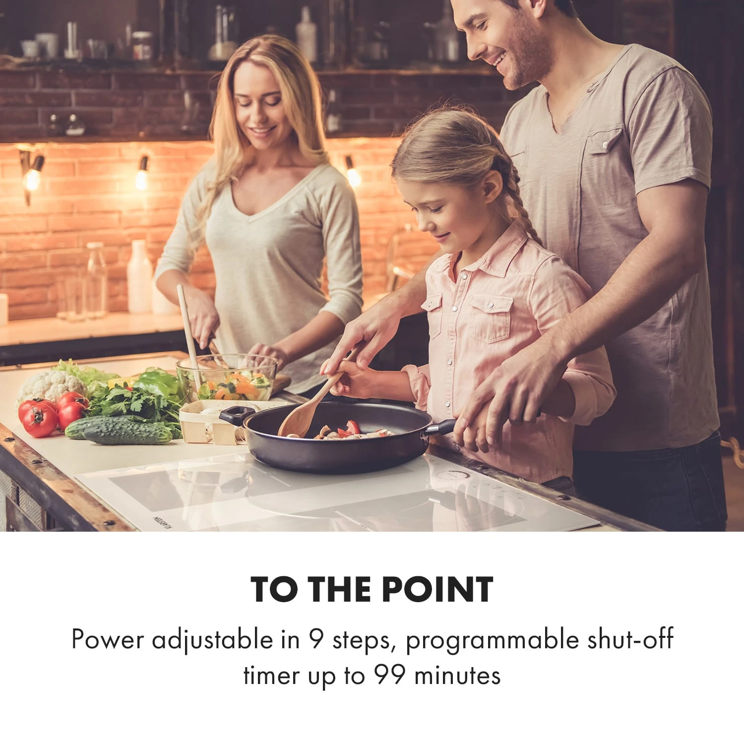 Delicatessa 60 Induktionskochfeld 4 Zonen 7000W Timer Weiß 4 Delicatessa 60 Induktionskochfeld 4 Zonen 7000W Timer Weiß – Bild 2