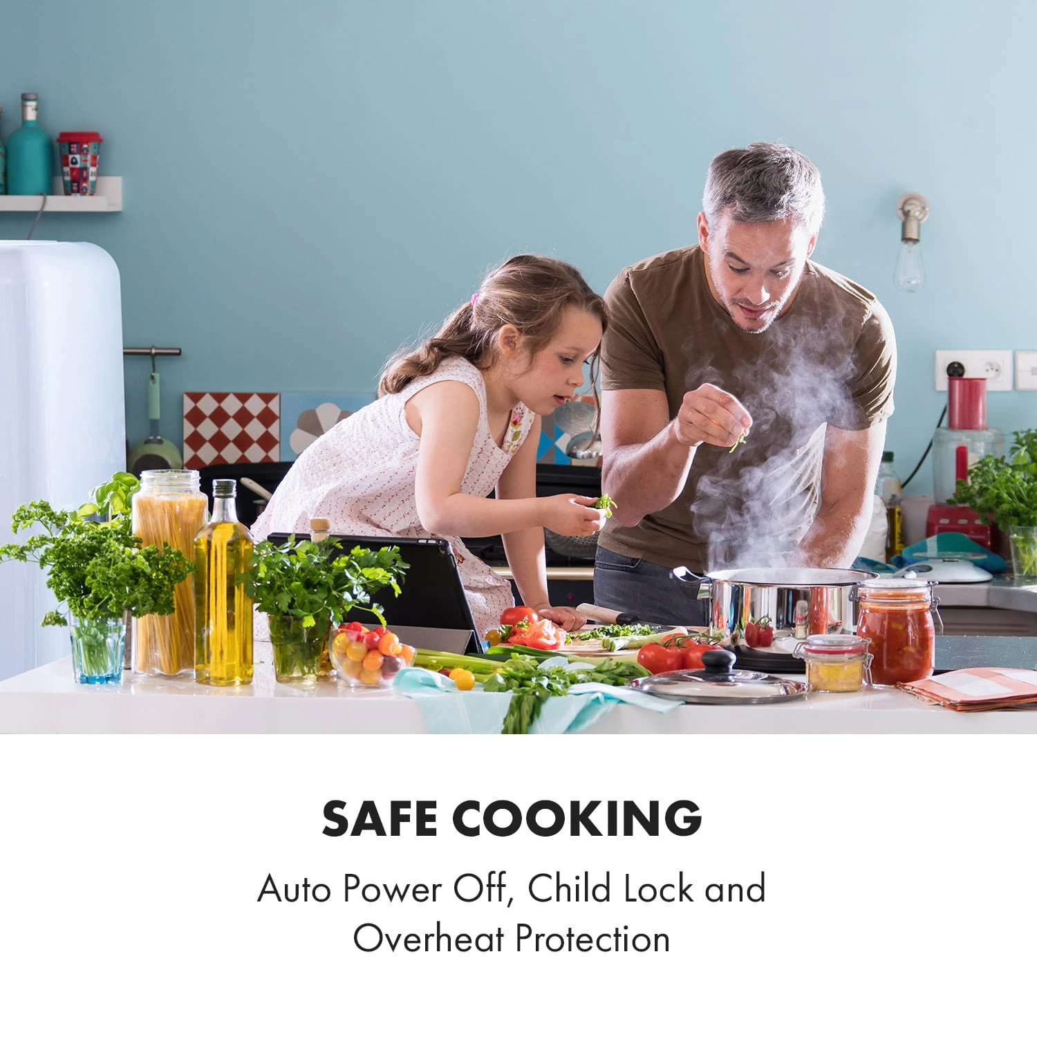 Delicatessa 60 Induktionskochfeld 4 Zonen 7000W Timer Weiß 12 Delicatessa 60 Induktionskochfeld 4 Zonen 7000W Timer Weiß – Bild 10